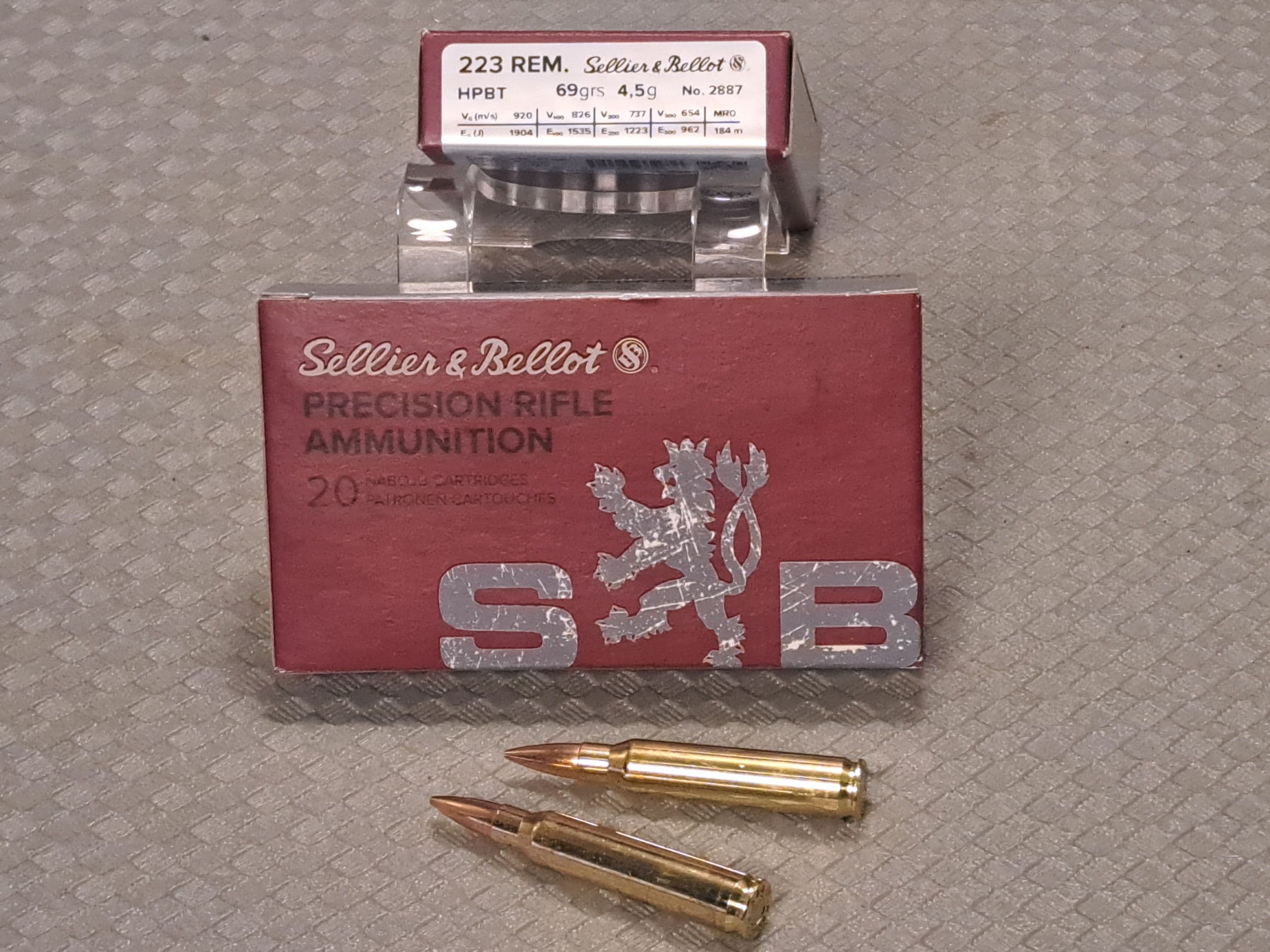 S&B .223 Remington 69grs, OTM HPBT Match - Image 1